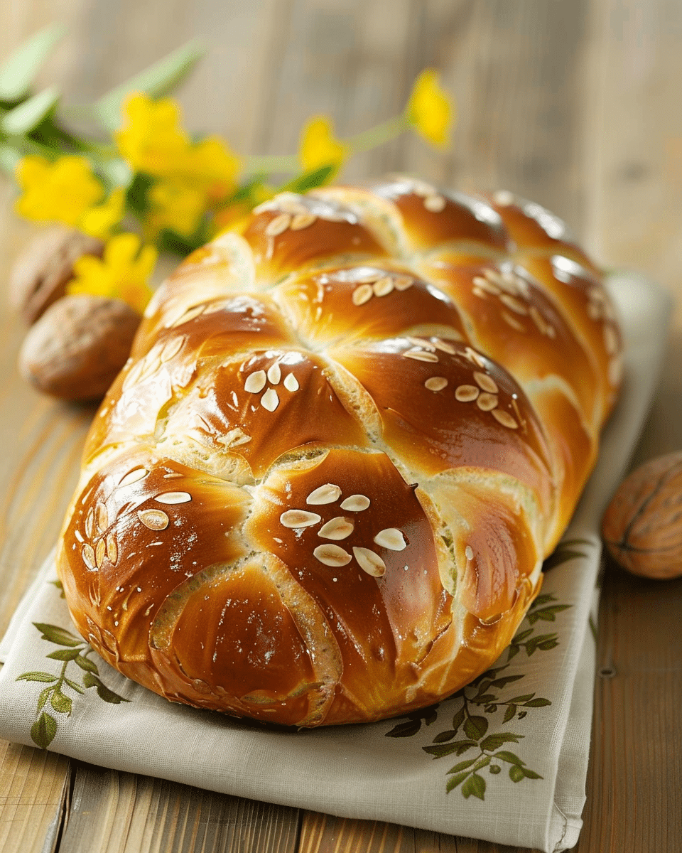 Easter Bread with Almonds