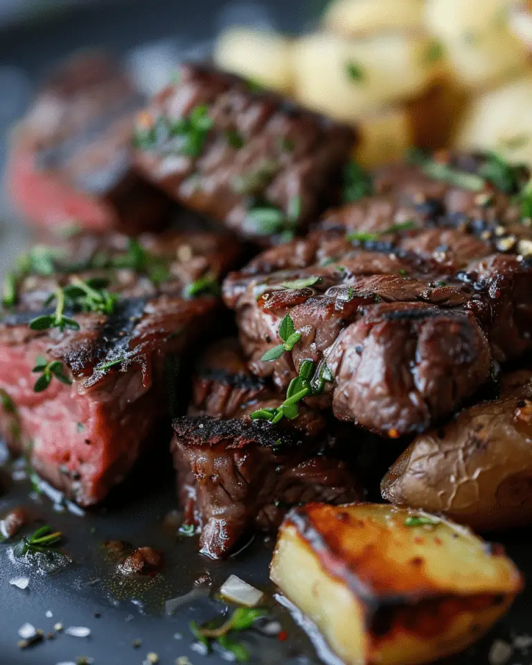 Steak Bites with Potatoes