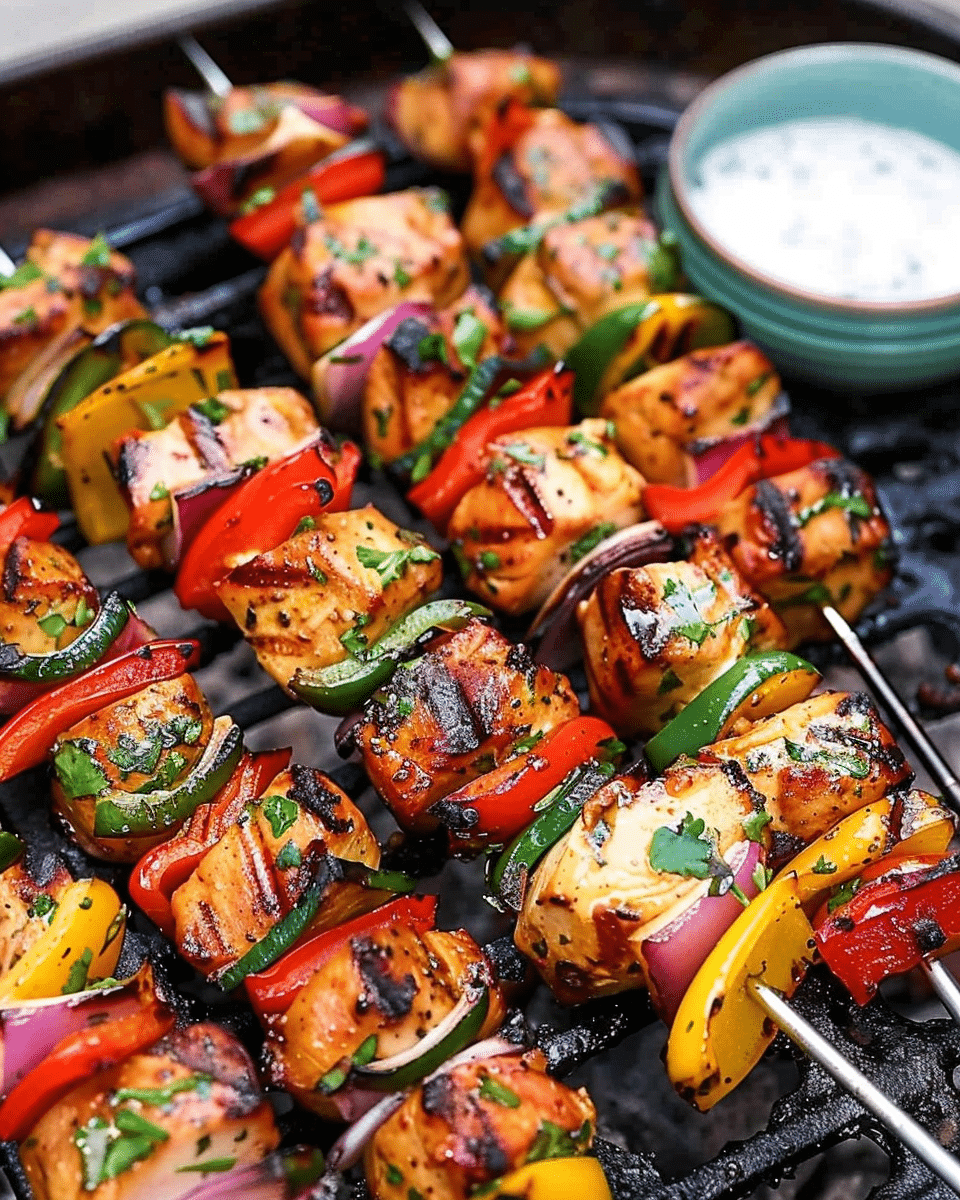 Chicken Kabobs on the Grill
