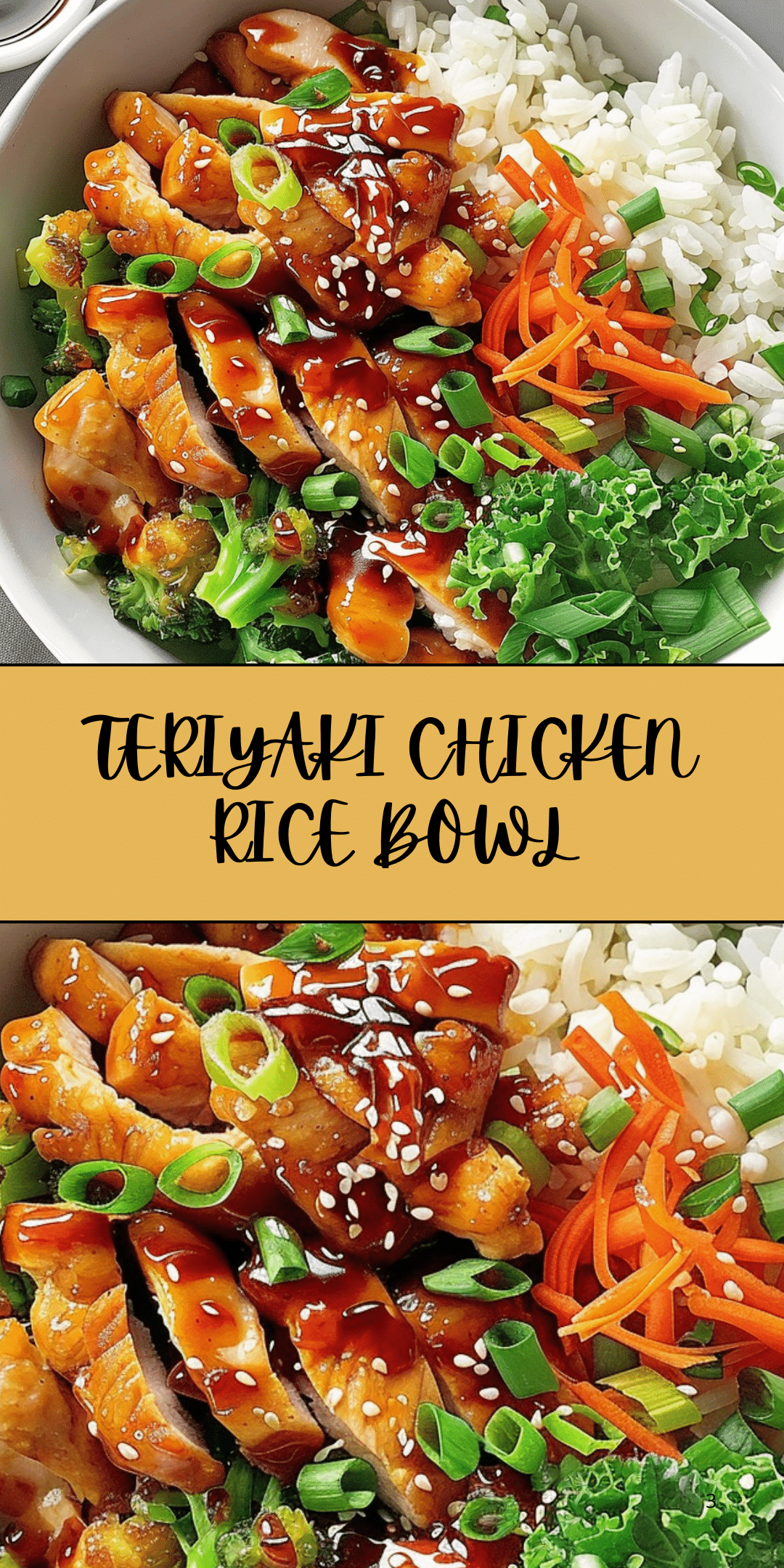 Teriyaki Chicken Rice Bowl Quick And Sweet Recipes