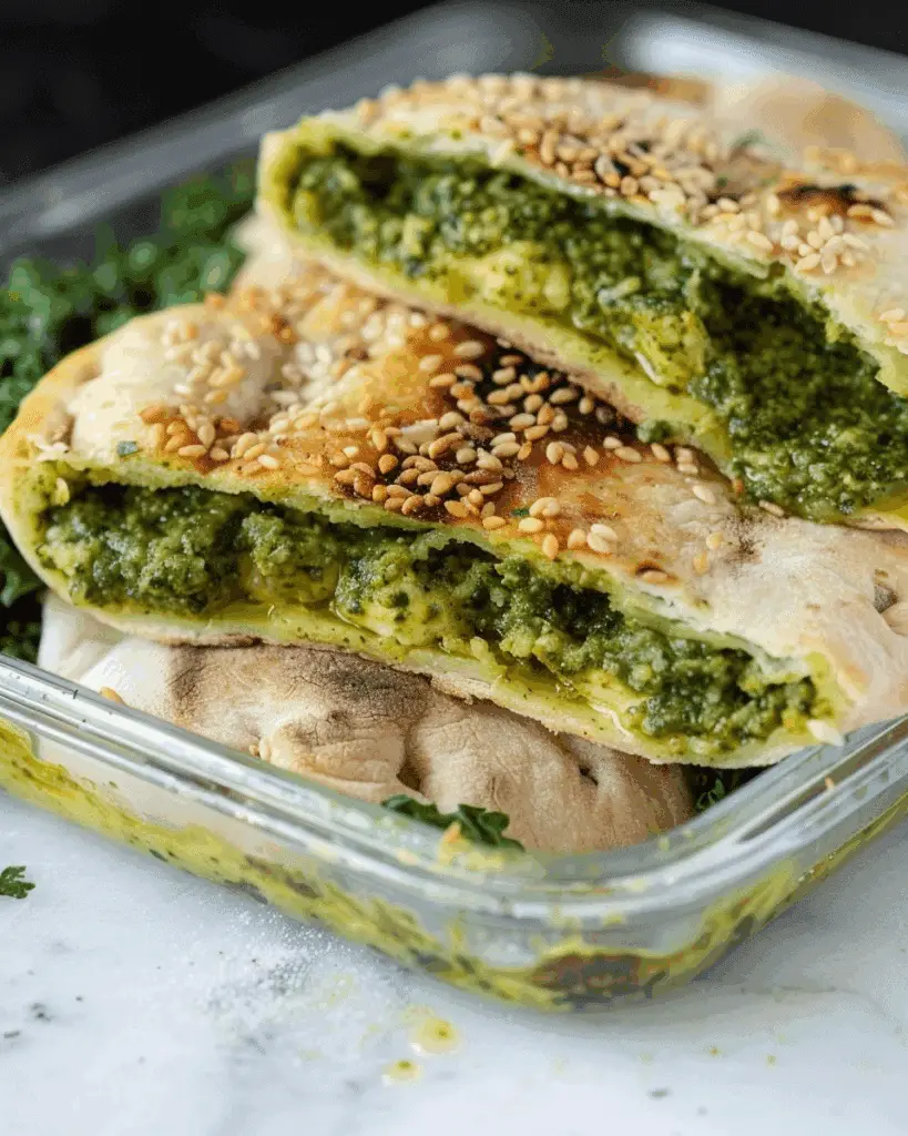 Pesto Pita Pockets