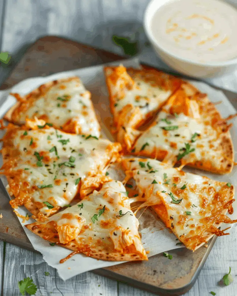 Keto Buffalo Chicken Quesadilla