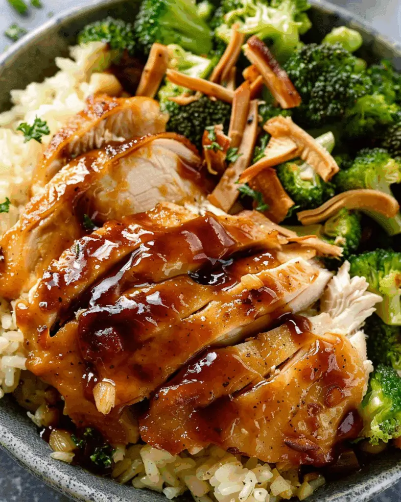 Chicken, Rice, and Broccoli