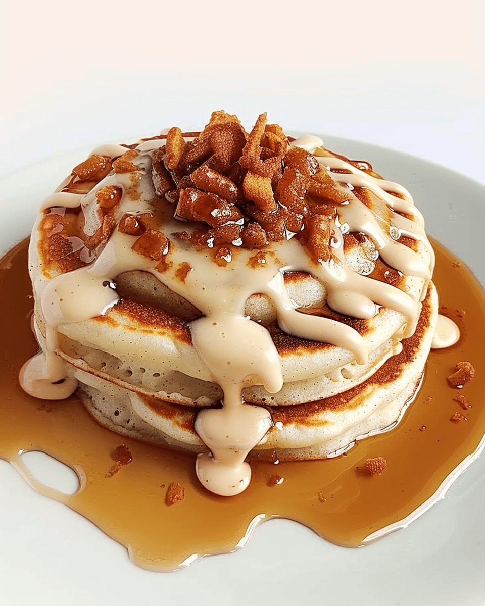 Cinnamon Roll Pancakes