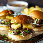Teriyaki Steak Pineapple Sliders