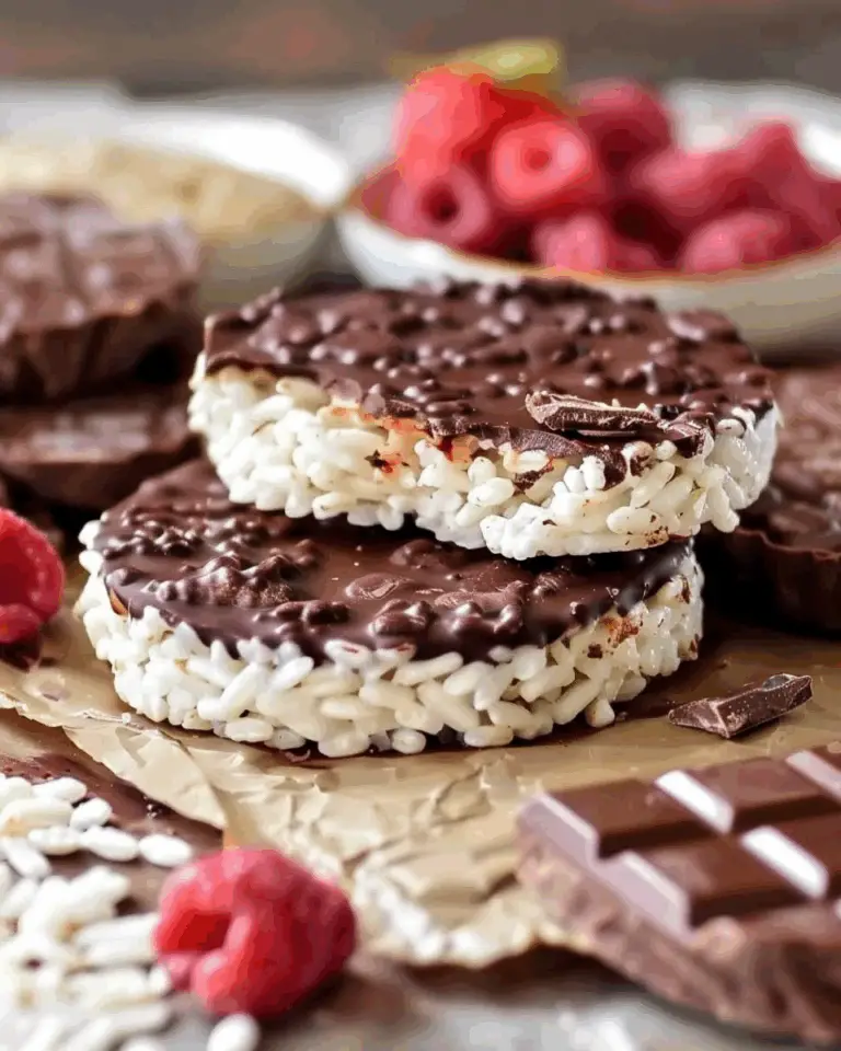 Chocolate Covered Rice Cakes