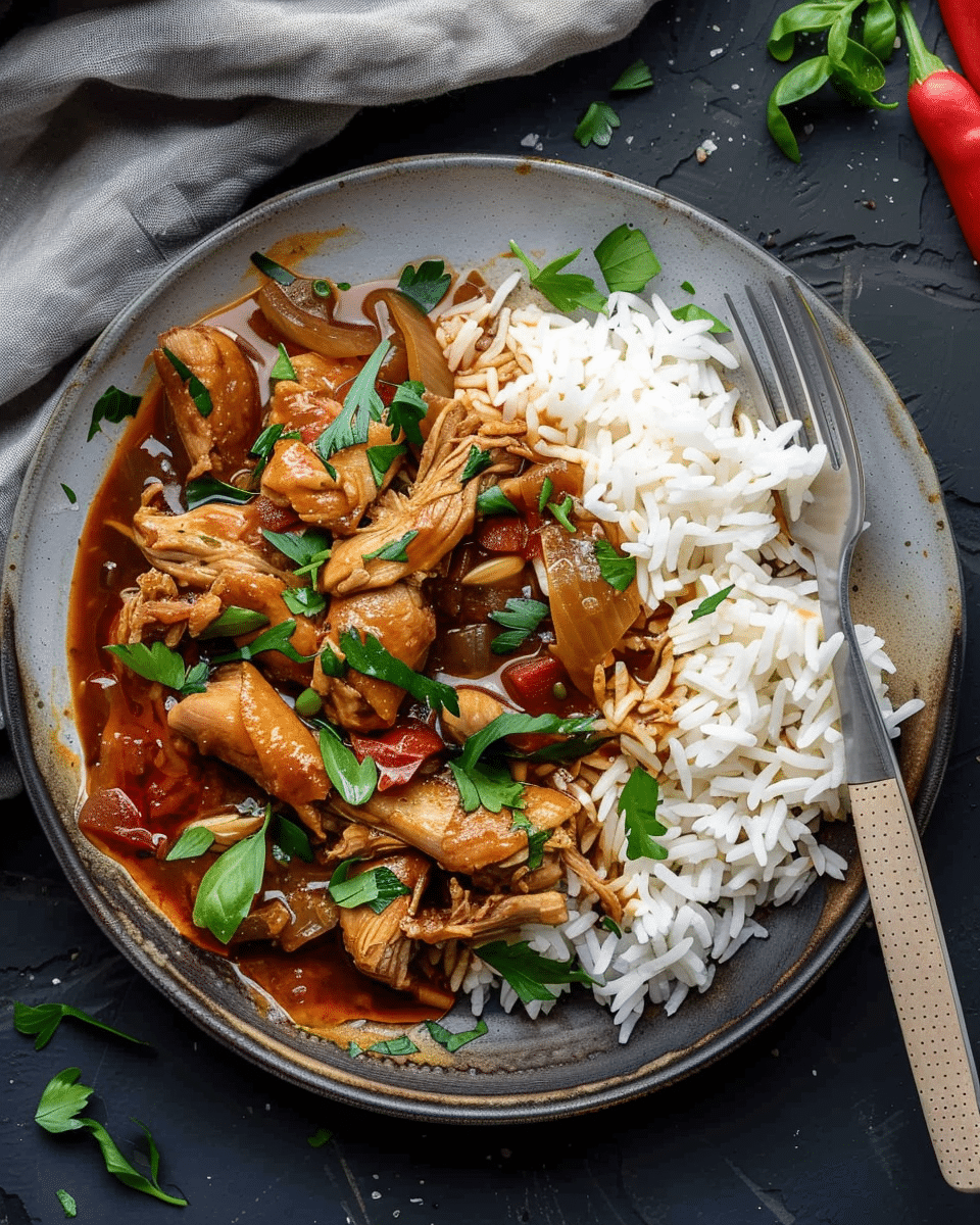 Crockpot Bourbon Chicken