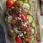 Greek Avocado Sandwich