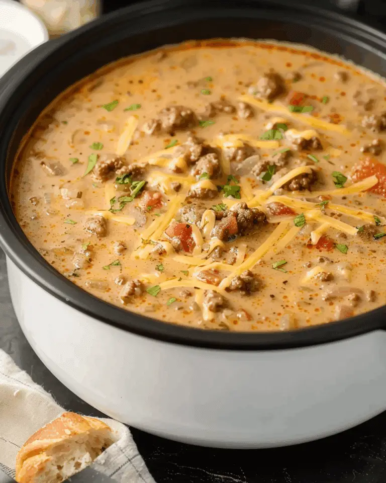 Cheeseburger Soup