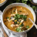 Roasted Poblano Chicken Soup