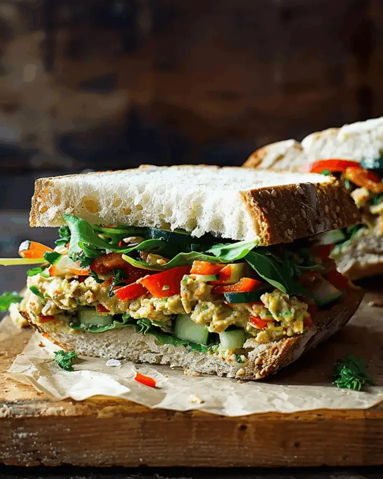 Veggie & Hummus Sandwich