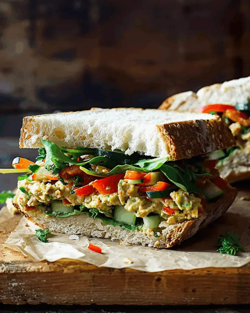 Veggie & Hummus Sandwich