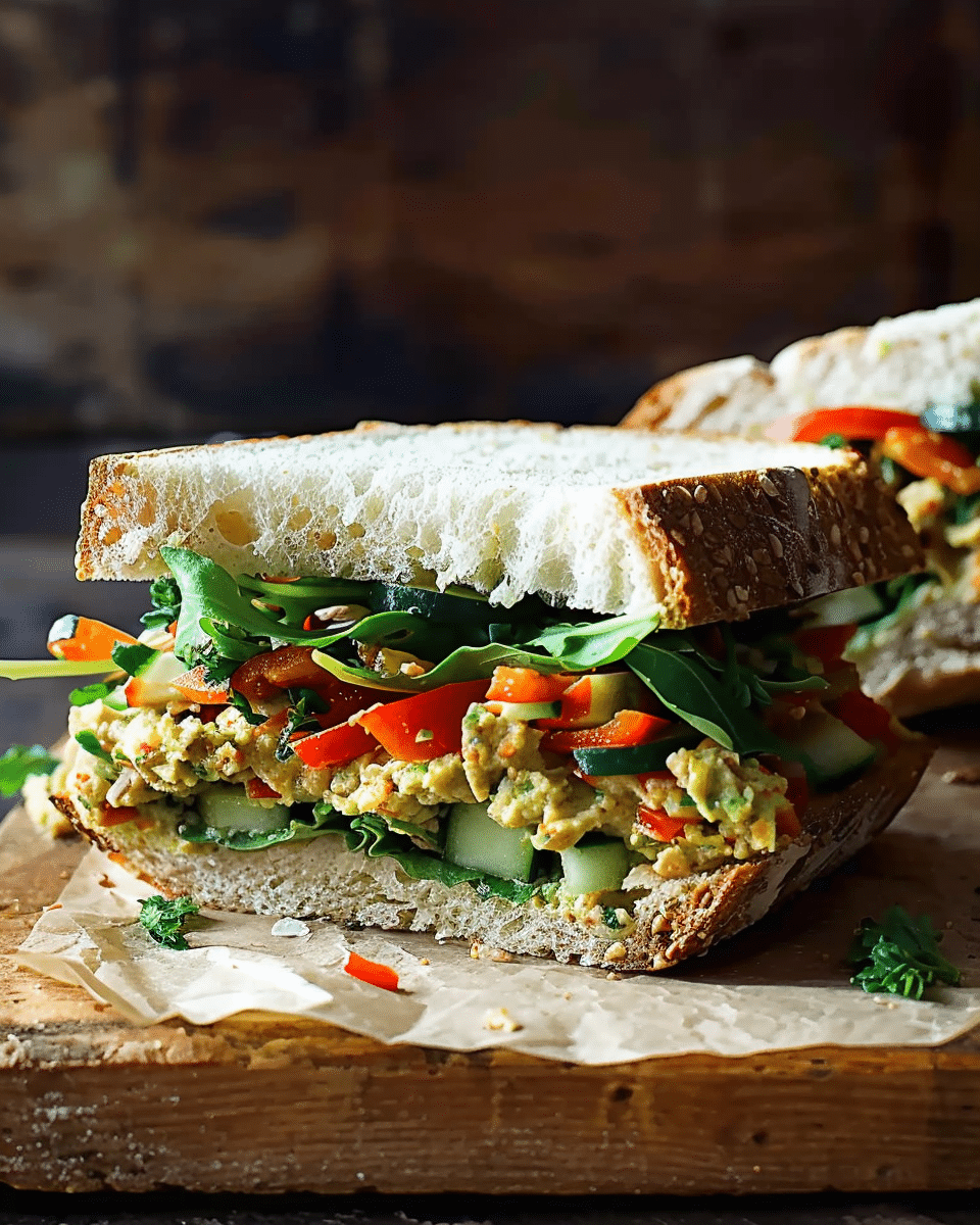 Veggie & Hummus Sandwich