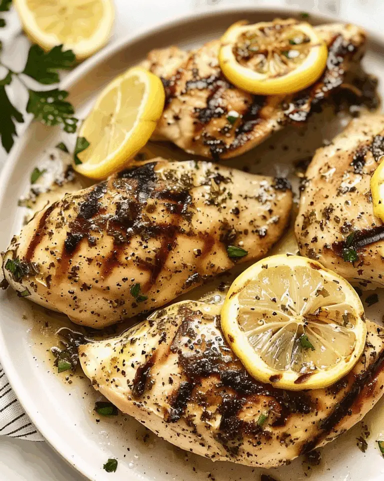Grilled Lemon Herb Chicken