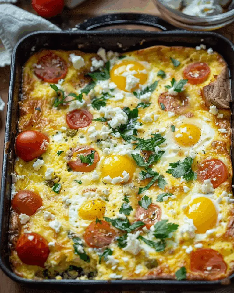 Mediterranean Breakfast Casserole