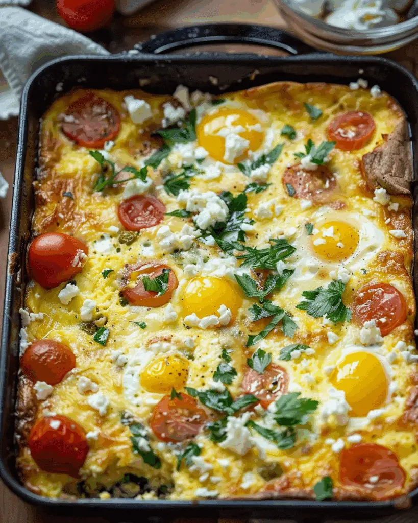 Mediterranean Breakfast Casserole