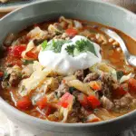 Mexican Cabbage Roll Soup