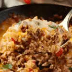 Beef Taco Skillet Recipe with Rice