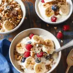 Healthy Breakfast Banana Splits