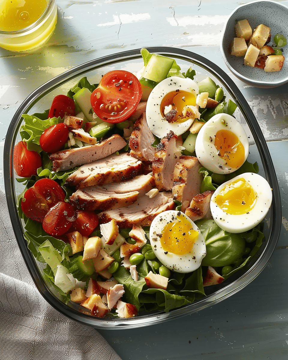 Meal-Prep Turkey Cobb Salad