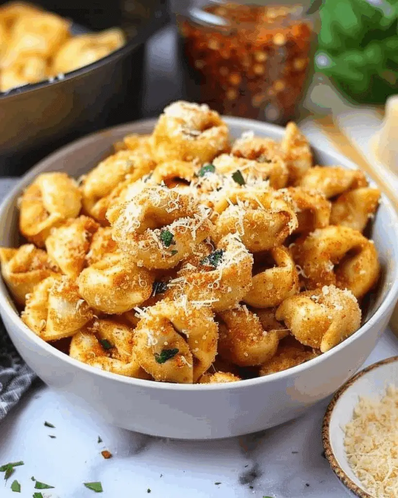 Cheesy And Crispy Air Fryer Tortellini
