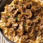Creamy Beef and Mushroom Stroganoff