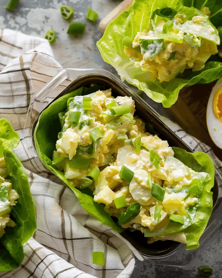 Egg Salad Lettuce Wraps