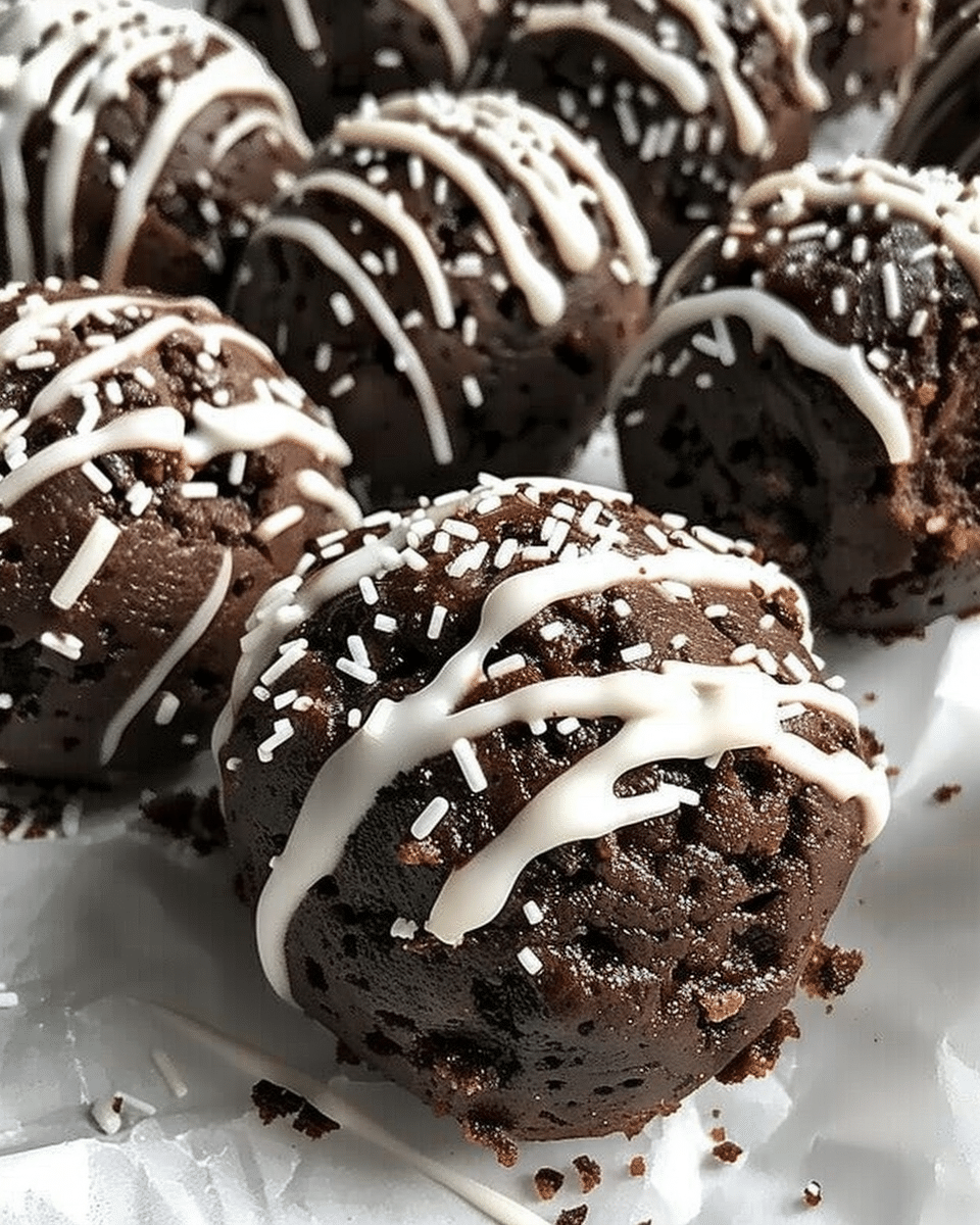 Fudge Brownie No-Bake Protein Balls