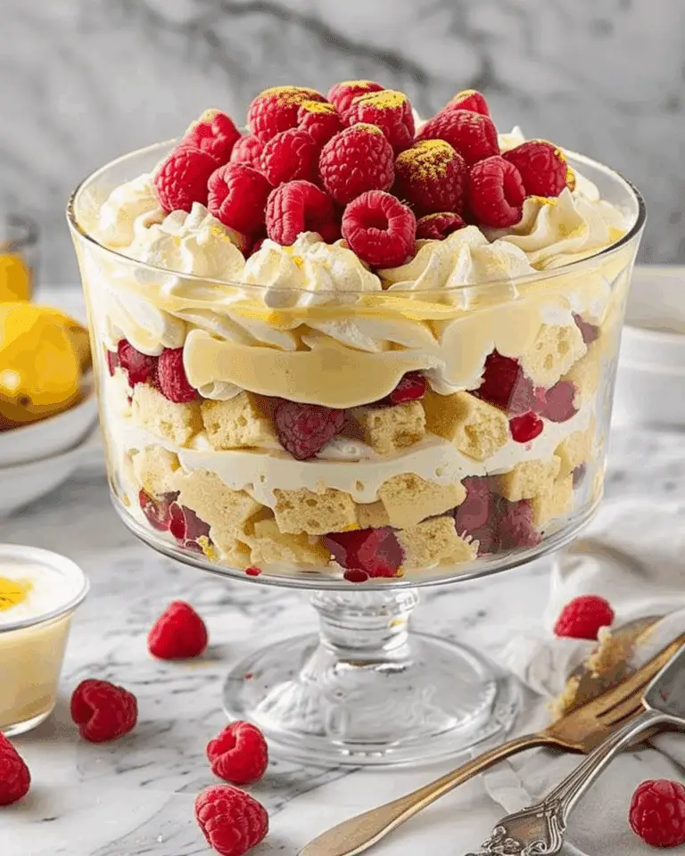 Lemon Raspberry Trifle