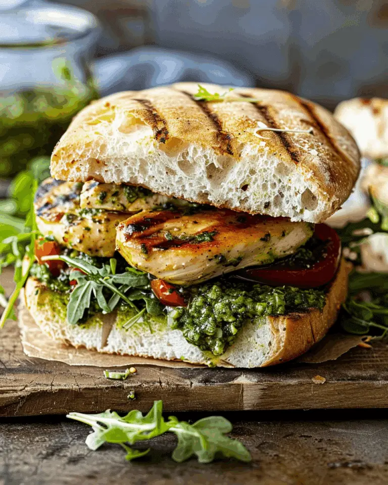 Chicken Pesto Sandwich 