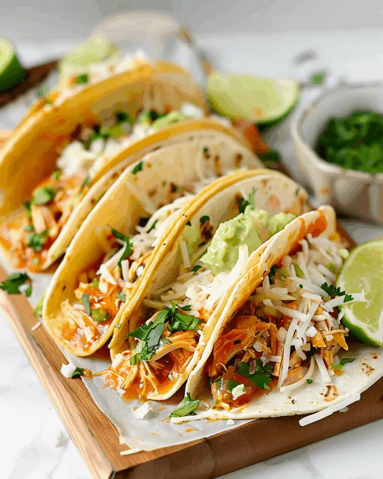 Crockpot Chicken Tacos