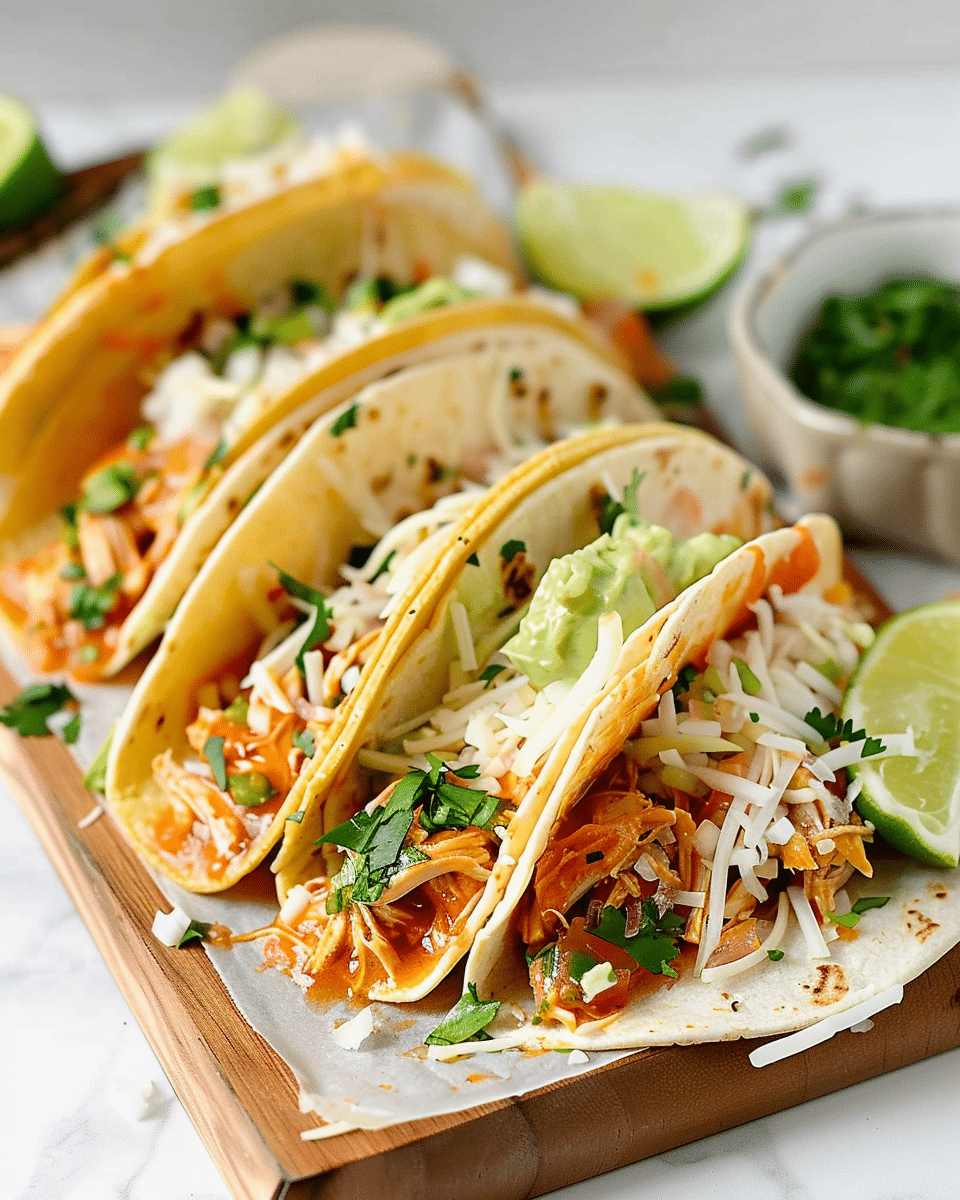 Crockpot Chicken Tacos