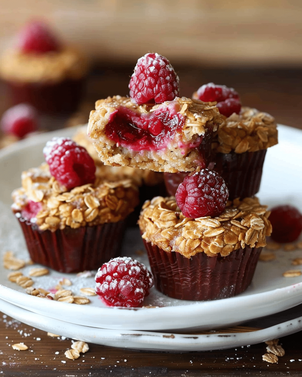 Oatmeal Raspberry Cups