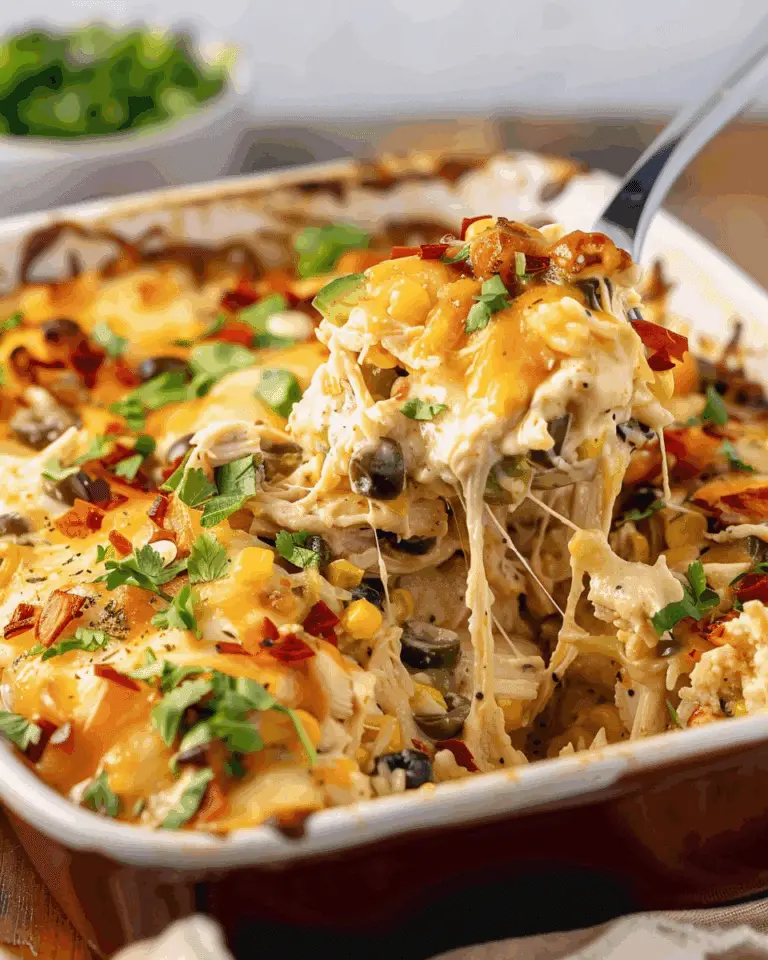 Chicken Burrito Casserole