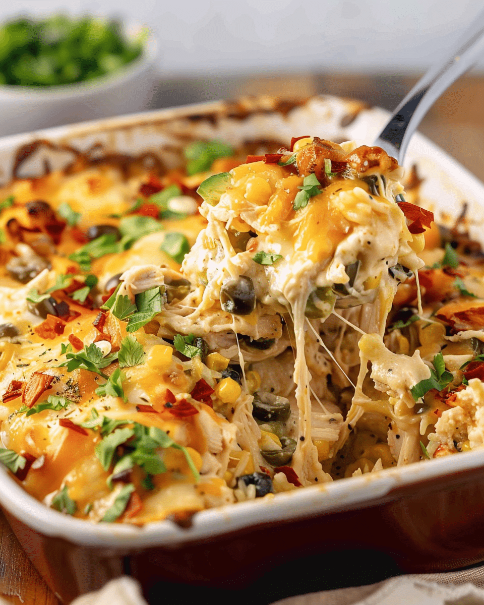 Chicken Burrito Casserole