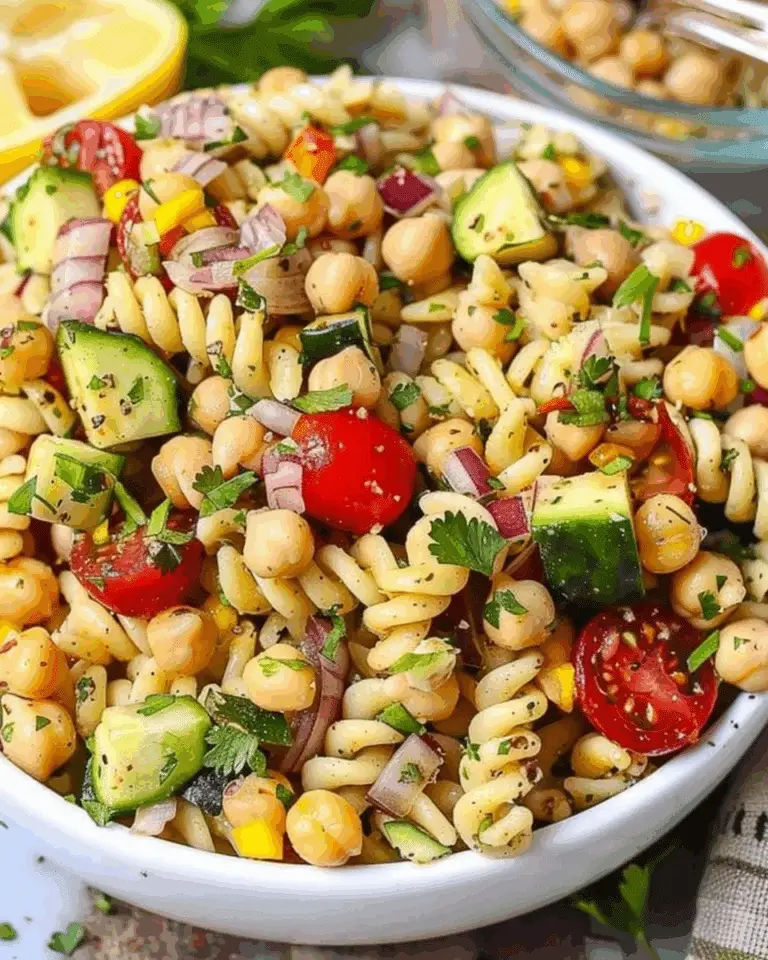 Chickpea Pasta Salad 