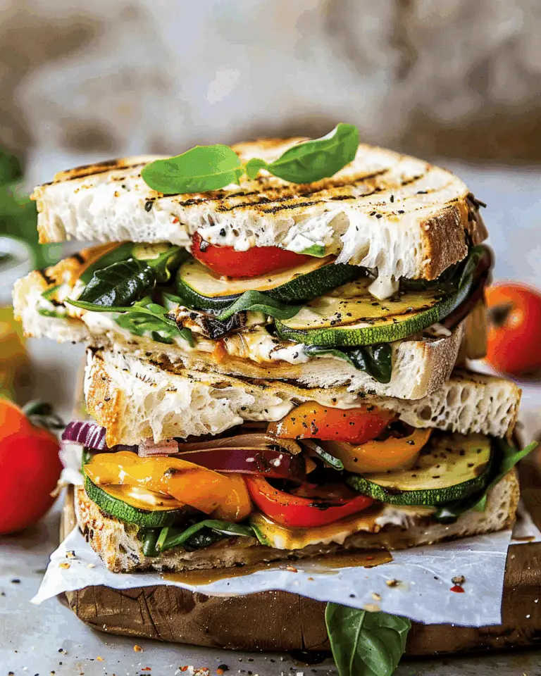 Grilled Vegetable Sandwich