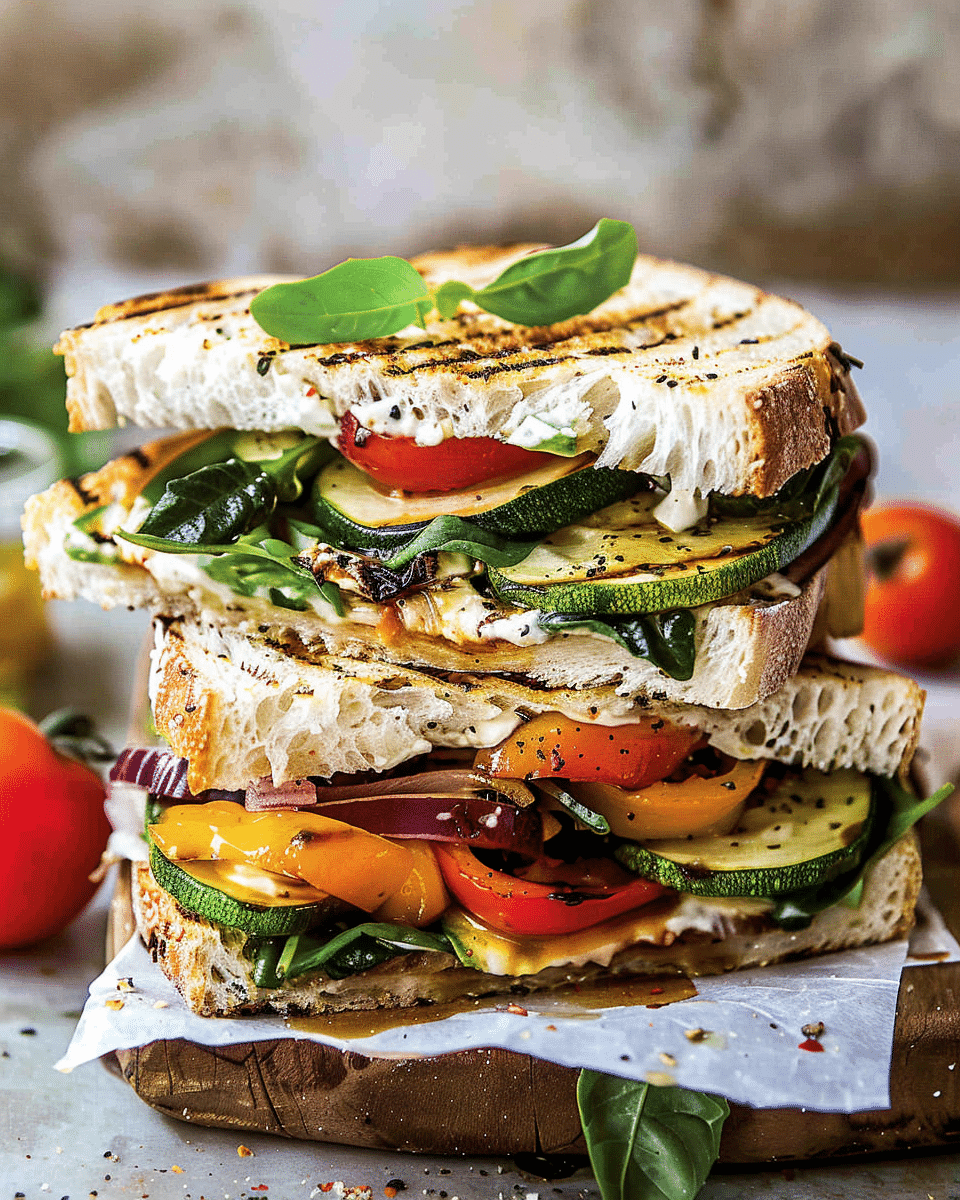 Grilled Vegetable Sandwich