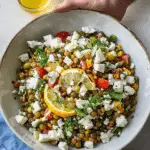 Lemony Lentil Salad with Feta