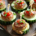 Sausage Cucumber Bites