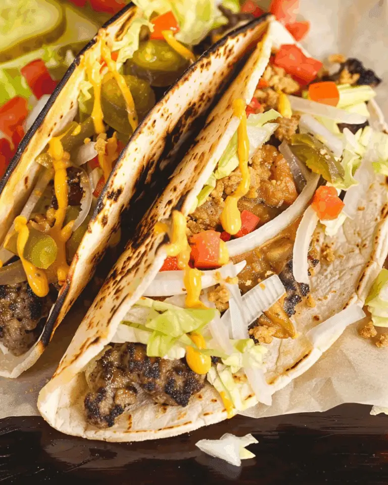 Smash Burger Tacos