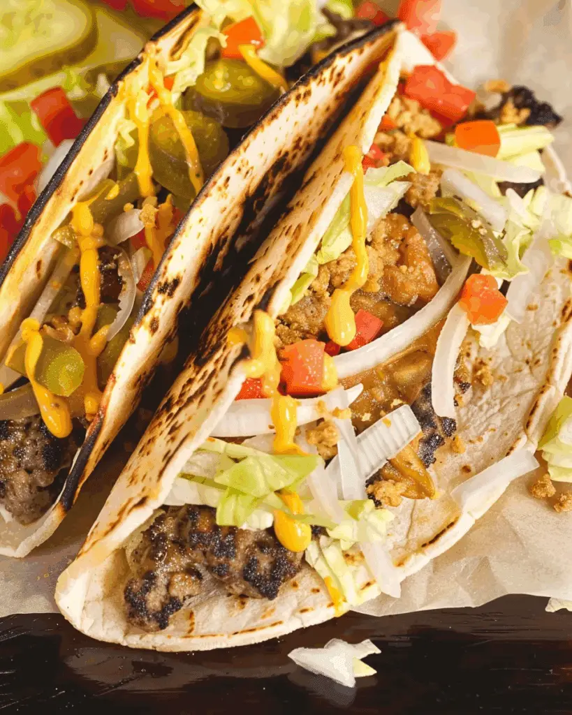 Smash Burger Tacos