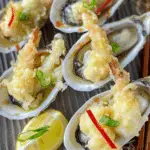 Tempura Oysters With Wasabi Mayonnaise