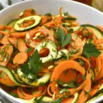 Zucchini Carrot Salad with Catalina Dressing