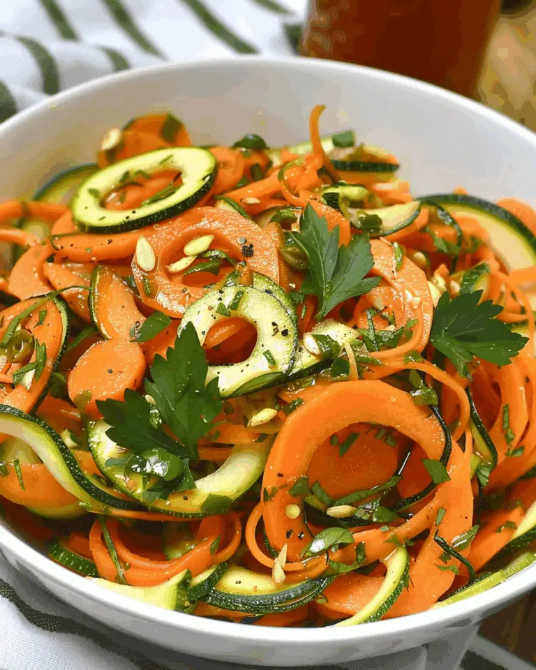 Zucchini Carrot Salad with Catalina Dressing 