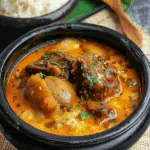 Banga Soup and Starch