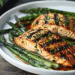 Grilled Lemon Herb Salmon with Asparagus