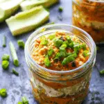 Mini Buffalo Chicken Salsa Dip Jars
