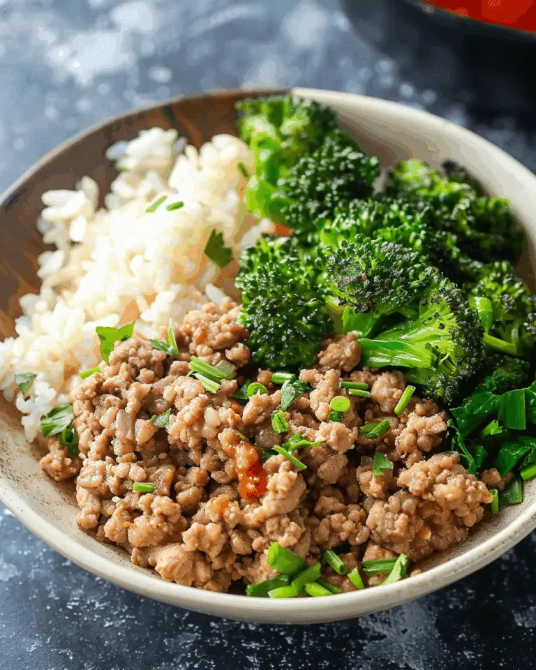 Sweet and Spicy Ground Turkey & Broccoli Bowls