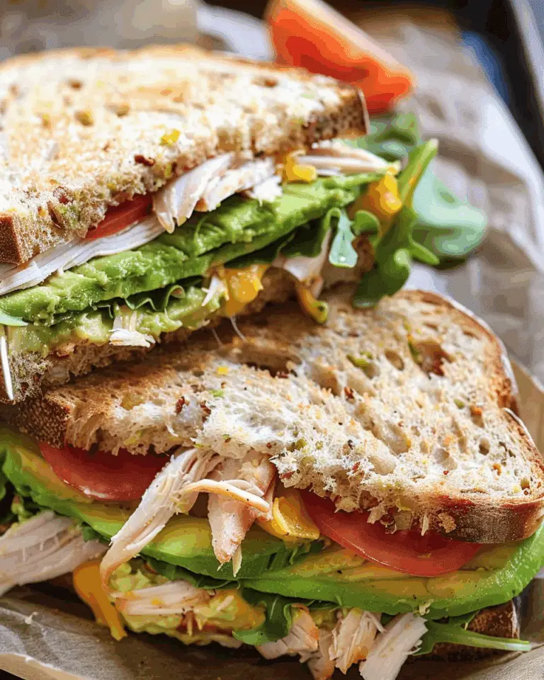 Turkey Avocado Sandwich